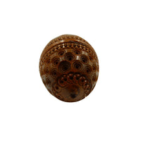 Load image into Gallery viewer, Vintage Carved Coquilla Nut Thimble Holder