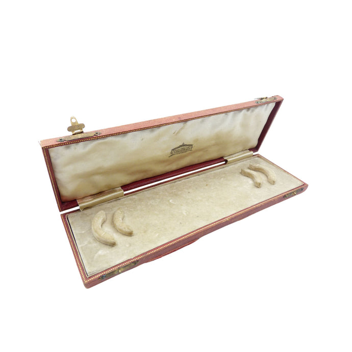 Antique Red Jewellery Box, Bakers Jewel Casket