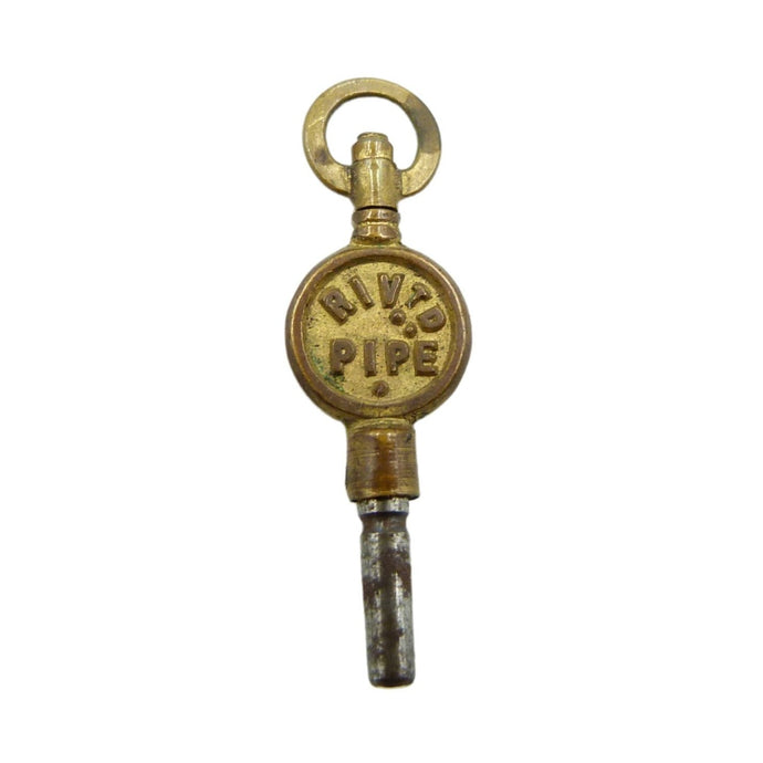 Antique Victorian Pocket Watch Key RIV TD Pipe 3