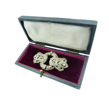 Load image into Gallery viewer, Art Deco Coro Paste Brooch &amp; Dress Clips