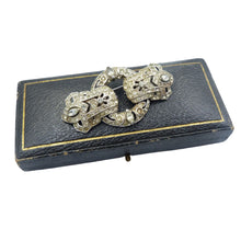 Load image into Gallery viewer, Art Deco Coro Paste Brooch &amp; Dress Clips