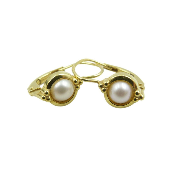 Vintage 9CT Gold Pearl Earrings
