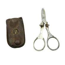 Load image into Gallery viewer, Vintage Folding forged steel sewing Scissors