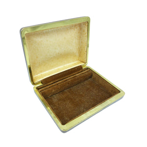 Vintage Gold & Brown Jewellery Box