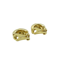 Load image into Gallery viewer, Vintage Gold Hoop Clip On Earrings