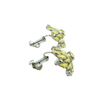 Load image into Gallery viewer, Vintage Jewelcraft Yellow Flower Clip On Earrings
