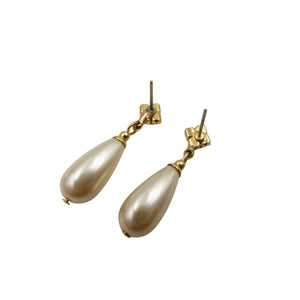 Vintage Pearl Dangle Drop Earrings