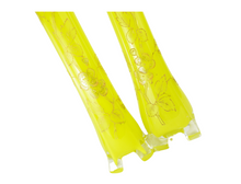 Load image into Gallery viewer, Vintage Yellow Glass Tall Bud Vases