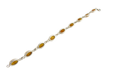 Load image into Gallery viewer, Vintage Silver &amp; Baltic Amber Bracelet