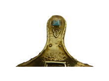 Load image into Gallery viewer, Arts &amp; Crafts Brass &amp; Leather Celtic Bellows