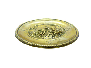 Antique Elkington Art Gold Bronze Pin Dish