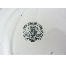 Load image into Gallery viewer, Antique French Black Transferware Porcelain Plate, Jules Vieillard &amp; Cie Bordeaux
