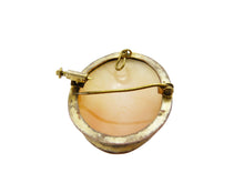 Load image into Gallery viewer, Antique Victorian Gold Plated Cameo Brooch