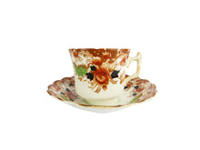 Load image into Gallery viewer, Antique Wellington China JHC &amp; Co. Imari Pattern Tea Cup and Saucer - Longton Staffordshire China