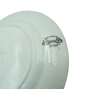 Antique Whieldon Ware Porcelain 'Pheasant' Pattern Plate