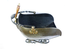 Load image into Gallery viewer, Antique John Marston Brass &amp; Wrought Iron Coal Scuttle RD127757 1890