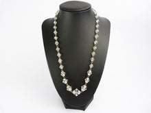 Load image into Gallery viewer, Art Deco Crystal Glass Bead Necklace