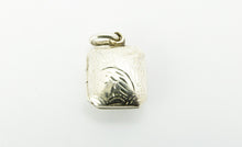 Load image into Gallery viewer, Vintage Sterling Silver Engraved Rectangular Locket