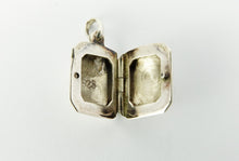 Load image into Gallery viewer, Vintage Sterling Silver Engraved Rectangular Locket