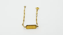 Load image into Gallery viewer, Vintage Gold Filled Child&#39;s ID Chain Bracelet
