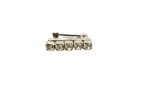 Load image into Gallery viewer, Antique Edwardian Clear  Paste Bar Brooch