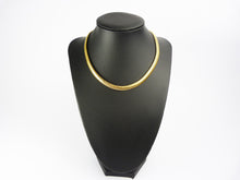 Load image into Gallery viewer, Gold Herringbone Snake Chain Necklace