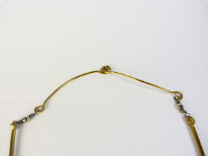 Vintage Brutalist Necklace & Earrings