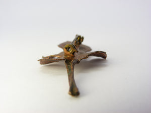 Vintage Copper Oak Leaf Brooch