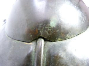 Antique John Marston Brass & Wrought Iron Coal Scuttle - RD 127757 (1890)
