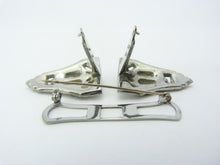 Load image into Gallery viewer, Art Deco Diamond Paste Double Duette Clip/Brooch