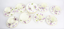 Load image into Gallery viewer, Hammersley &amp; Co. Victorian Violets Tea/Coffee Set