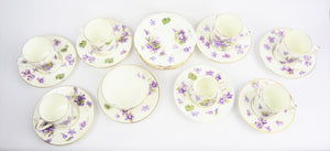 Hammersley & Co. Victorian Violets Tea/Coffee Set