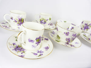 Hammersley & Co. Victorian Violets Tea/Coffee Set