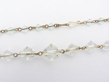 Load image into Gallery viewer, Art Deco Crystal Glass Bead Necklace