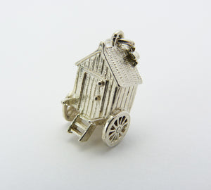 Silver Victorian Bathing Carriage Charm