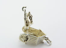 Load image into Gallery viewer, Silver Victorian Bathing Carriage Charm