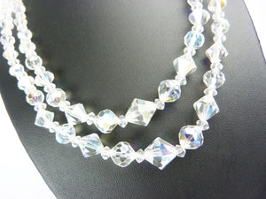 Aurora Borealis Double Strand Necklace