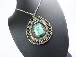 Art Deco Egyptian Revival Scarab Necklace