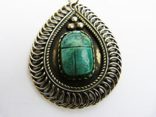 Load image into Gallery viewer, Art Deco Egyptian Revival Scarab Necklace