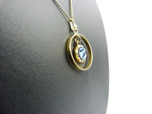 Load image into Gallery viewer, Vintage Gold &amp; Abalone Shell Pendant