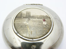 Load image into Gallery viewer, Vintage Silver Tone Sporting Football Snuff Box
