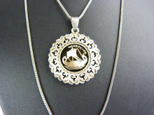 Load image into Gallery viewer, Vintage Silver 925 Kepkypa Greek Trireme Ship Pendant Necklace