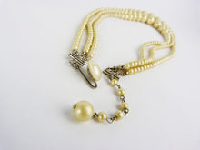 Load image into Gallery viewer, Vintage Multi-Strand Faux Pearl Necklace