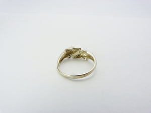 Vintage Silver 925 Dolphin Ring UK Size P