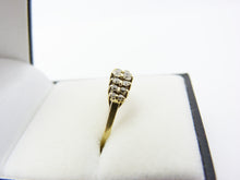 Load image into Gallery viewer, Vintage 9CT Gold Cubic Zirconia Ring UK N