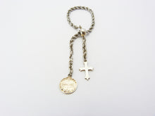 Load image into Gallery viewer, Vintage Silver Lourdes Rosary &amp; Crucifix
