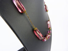 Load image into Gallery viewer, Art Deco 1930&#39;s Czech Bohemian Pink Glass Bead Necklace
