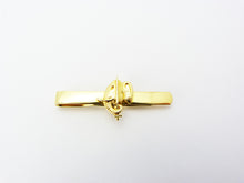 Load image into Gallery viewer, Vintage Gold Tone Elephant &amp; Sword Tie Clip