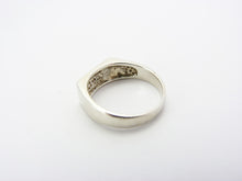 Load image into Gallery viewer, Vintage Silver Love Ring Size R