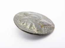 Load image into Gallery viewer, Vintage Hand Beaten Pewter Leaf Brooch